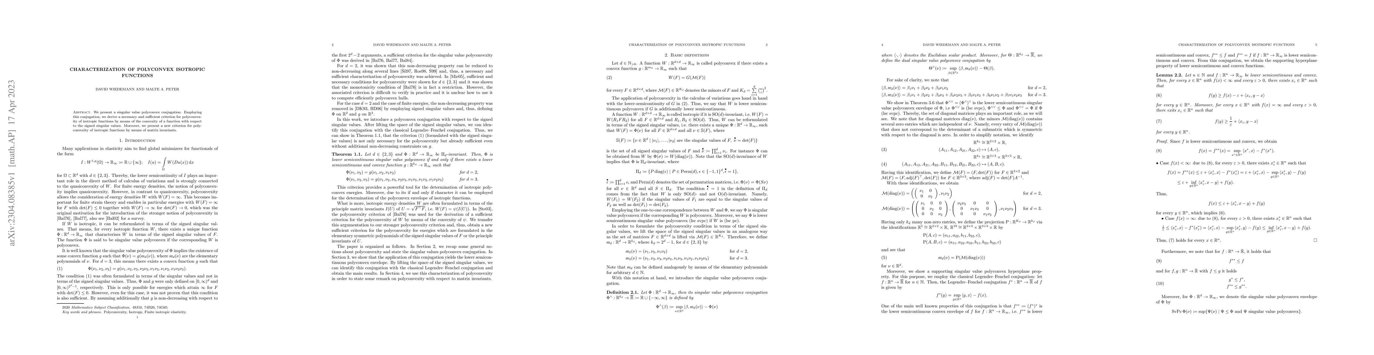 Thumbnail for Characterization of polyconvex isotropic functions