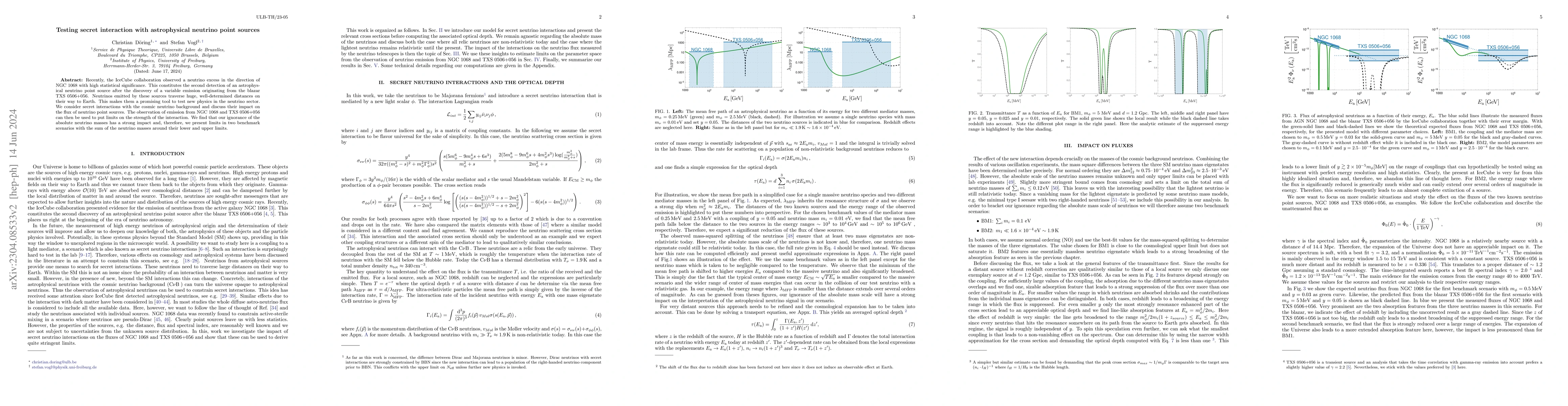 Thumbnail for Testing secret interaction with astrophysical neutrino point sources