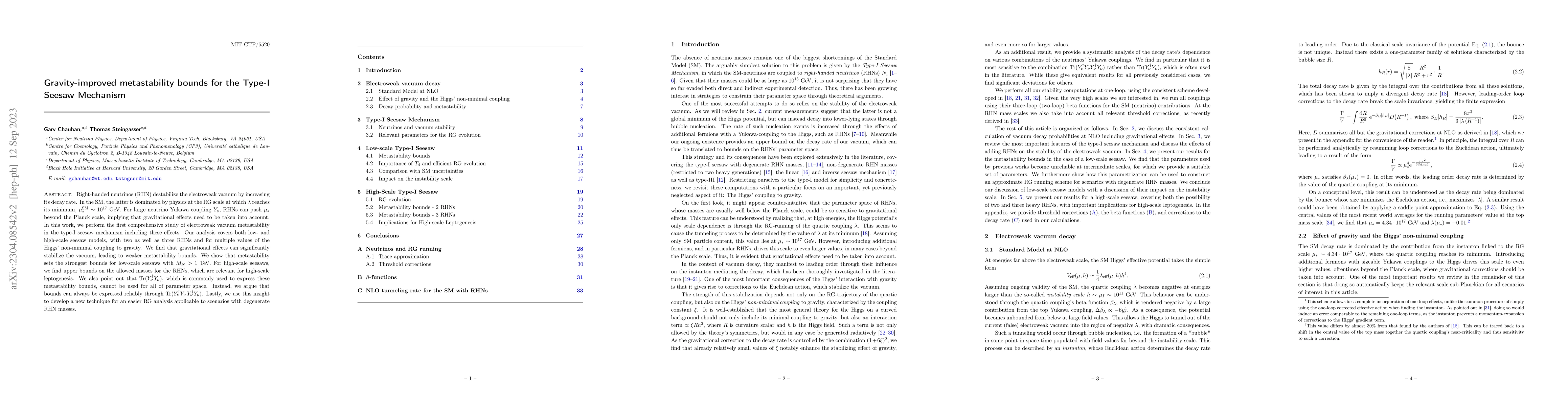 Thumbnail for Gravity-improved metastability bounds for the Type-I Seesaw Mechanism