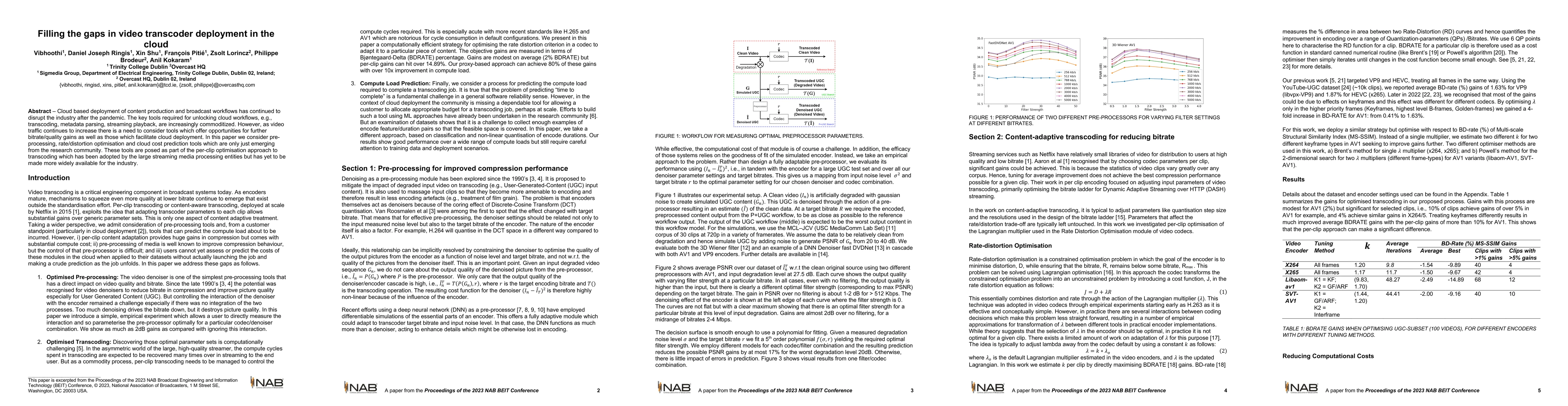 Thumbnail for Filling the gaps in video transcoder deployment in the cloud