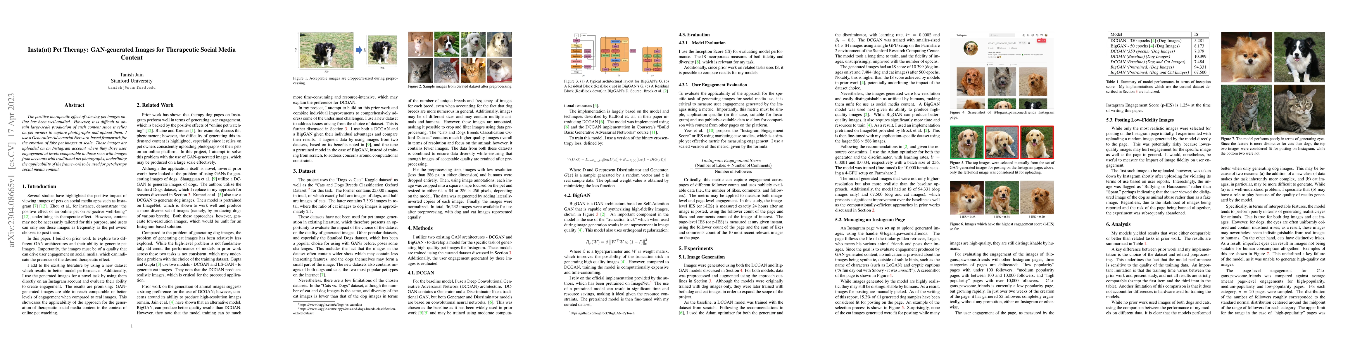 Thumbnail for Insta(nt) Pet Therapy: GAN-generated Images for Therapeutic Social Media
  Content