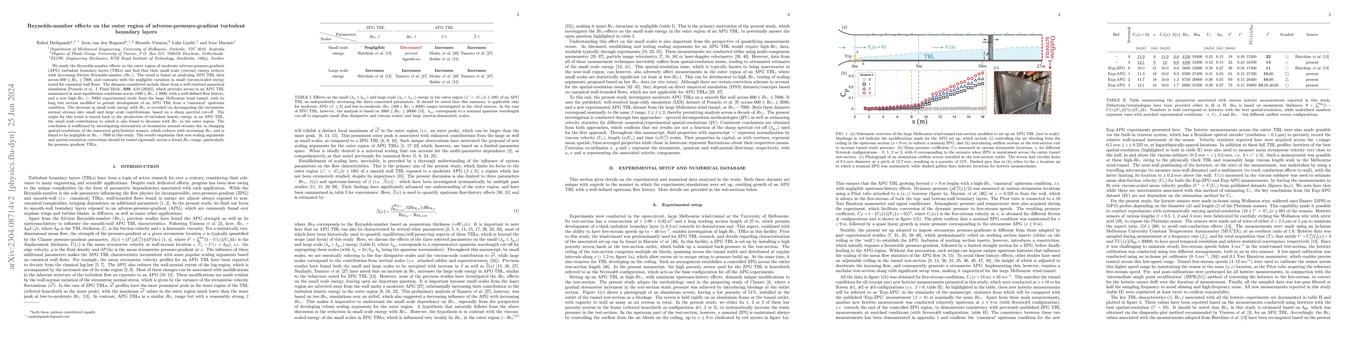 Thumbnail for Reynolds-number effects on the outer region of adverse-pressure-gradient
  turbulent boundary layers