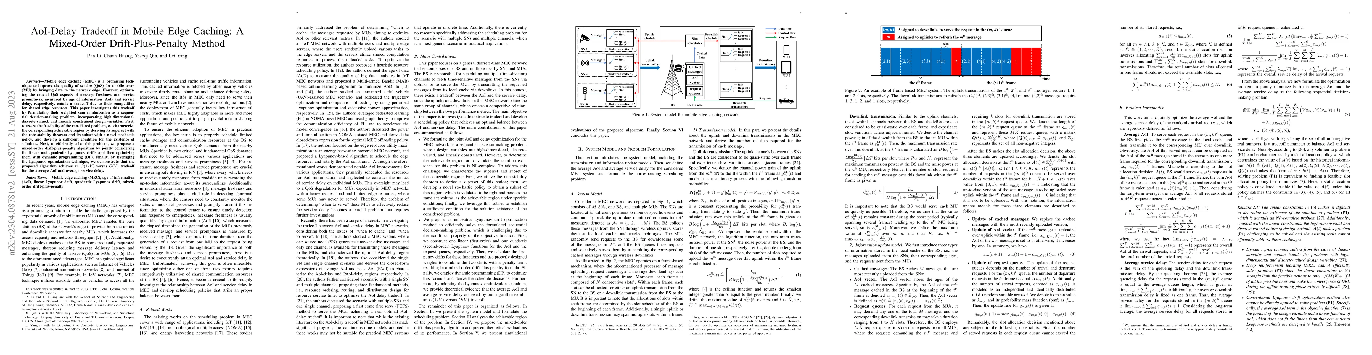 Thumbnail for AoI-Delay Tradeoff in Mobile Edge Caching: A Mixed-Order
  Drift-Plus-Penalty Algorithm