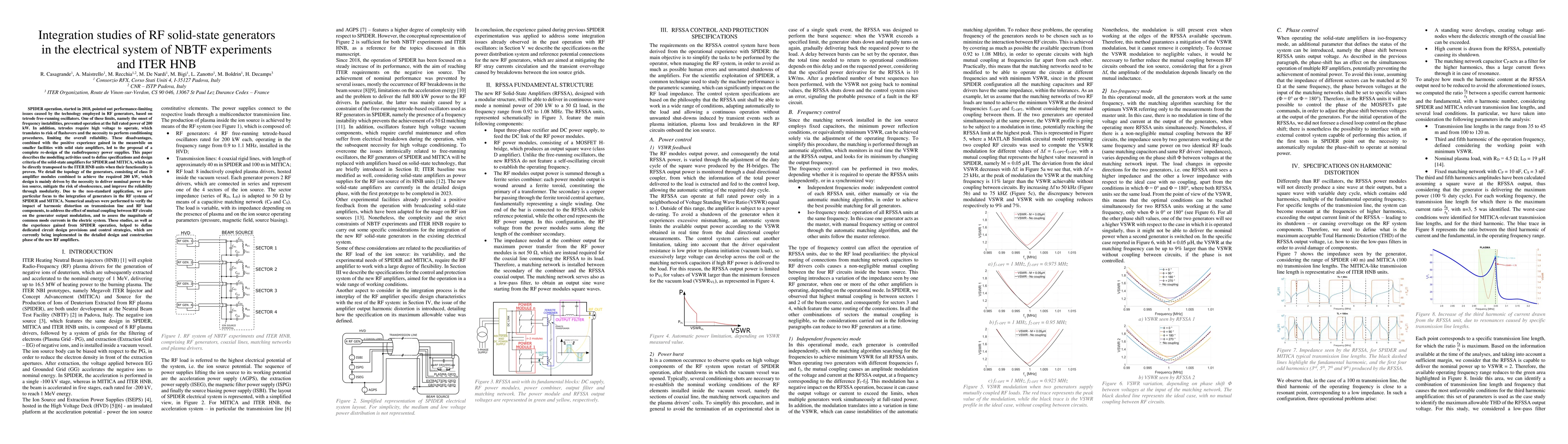 Thumbnail for Integration studies of RF solid-state generators in the electrical
  system of NBTF experiments and ITER HNB