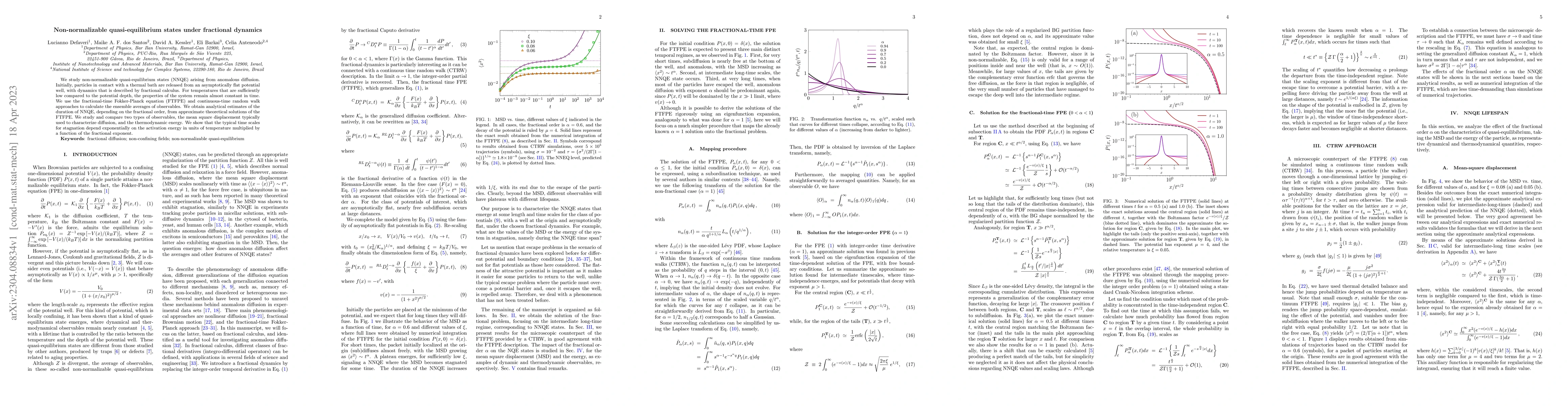 Thumbnail for Non-normalizable quasi-equilibrium states under fractional dynamics