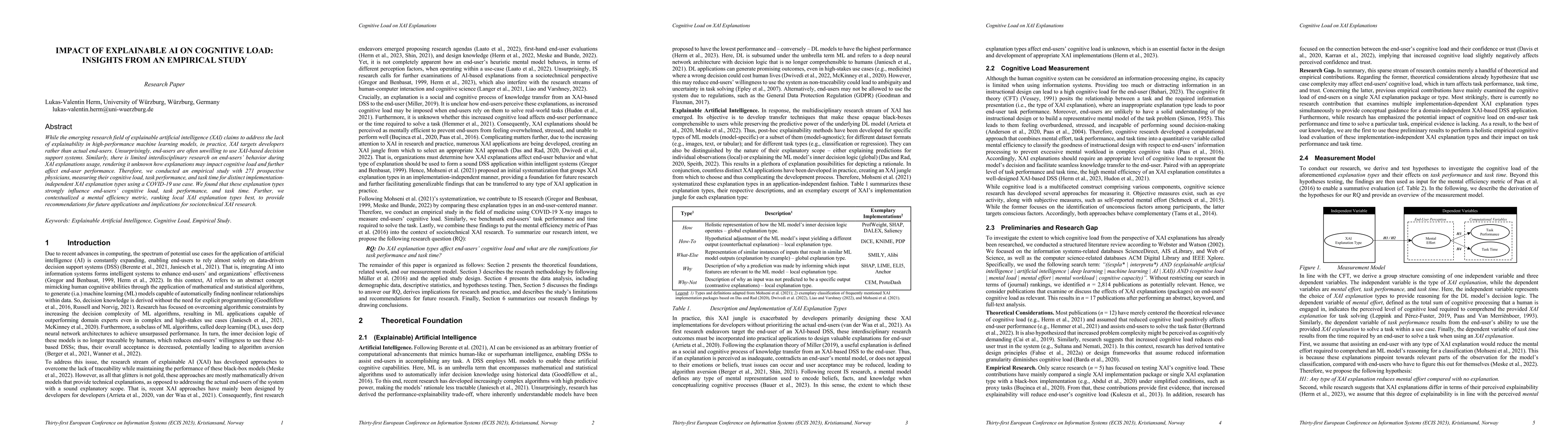 Thumbnail for Impact Of Explainable AI On Cognitive Load: Insights From An Empirical
  Study