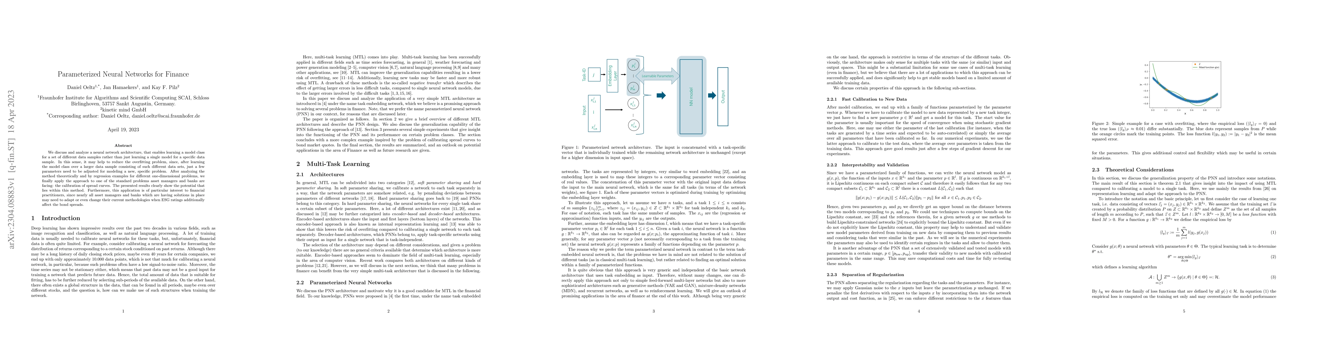 Thumbnail for Parameterized Neural Networks for Finance