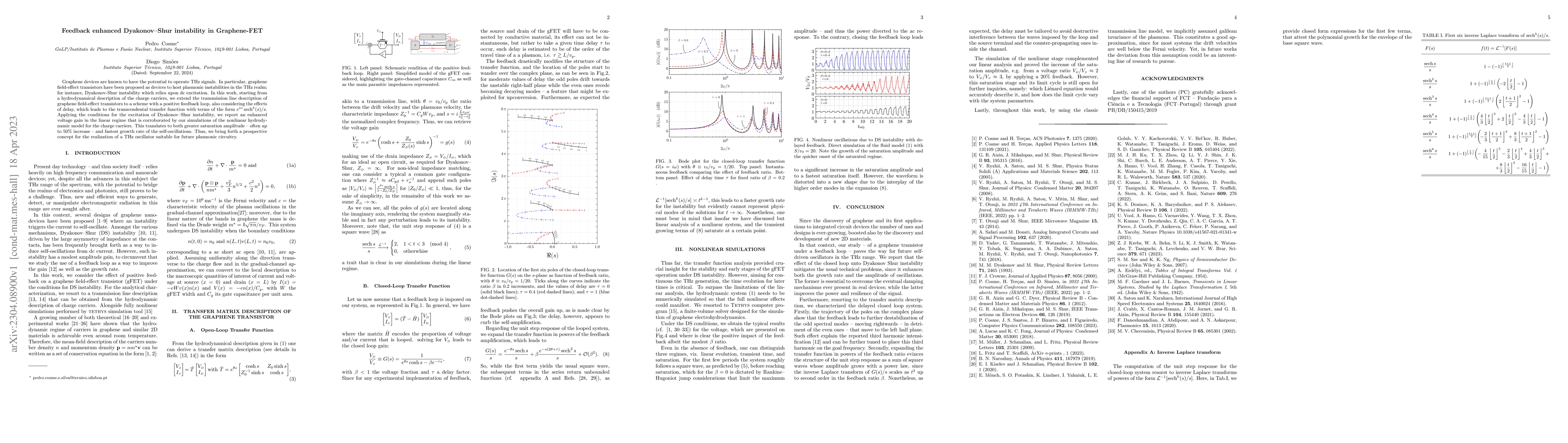 Thumbnail for Feedback enhanced Dyakonov-Shur instability in Graphene-FET