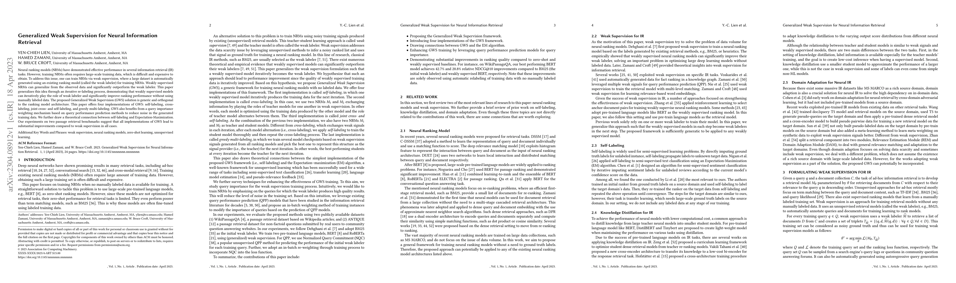 Thumbnail for Generalized Weak Supervision for Neural Information Retrieval
