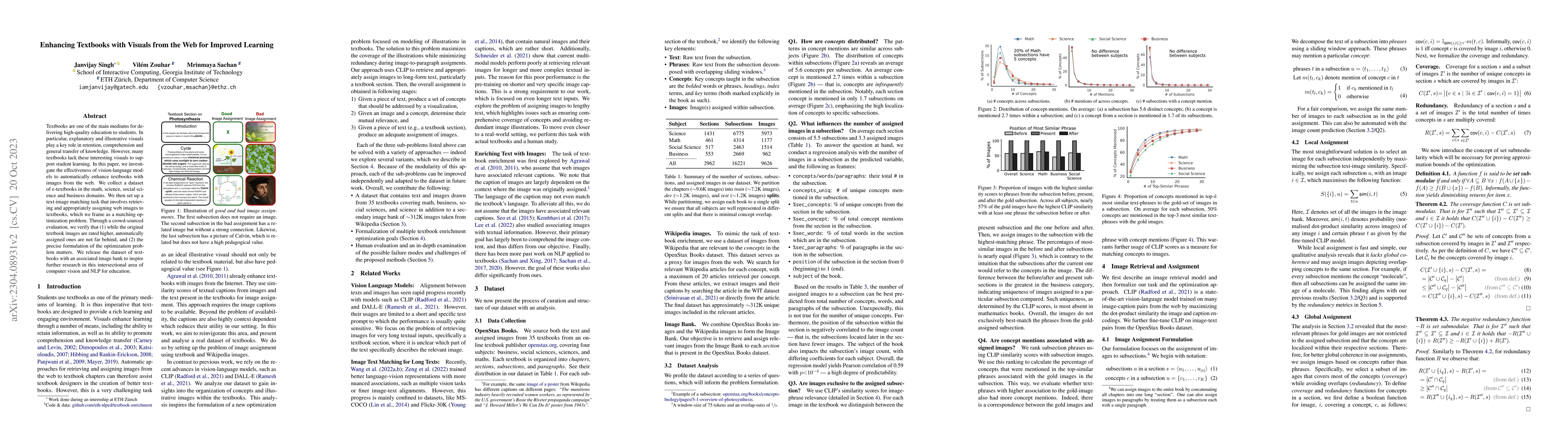 Thumbnail for Enhancing Textbooks with Visuals from the Web for Improved Learning
