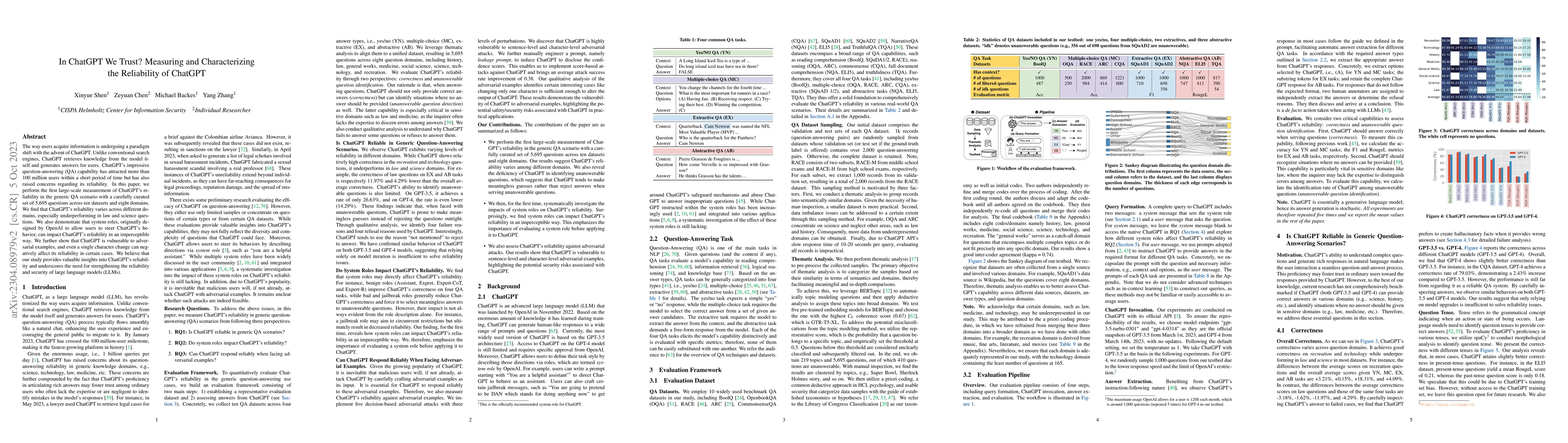 Thumbnail for In ChatGPT We Trust? Measuring and Characterizing the Reliability of
  ChatGPT