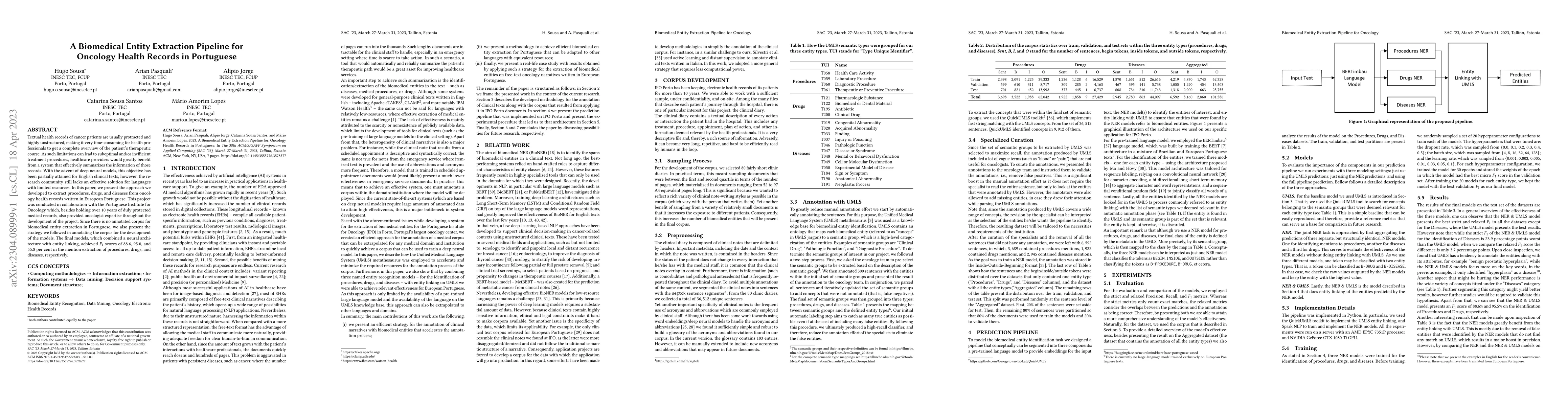 Thumbnail for A Biomedical Entity Extraction Pipeline for Oncology Health Records in
  Portuguese
