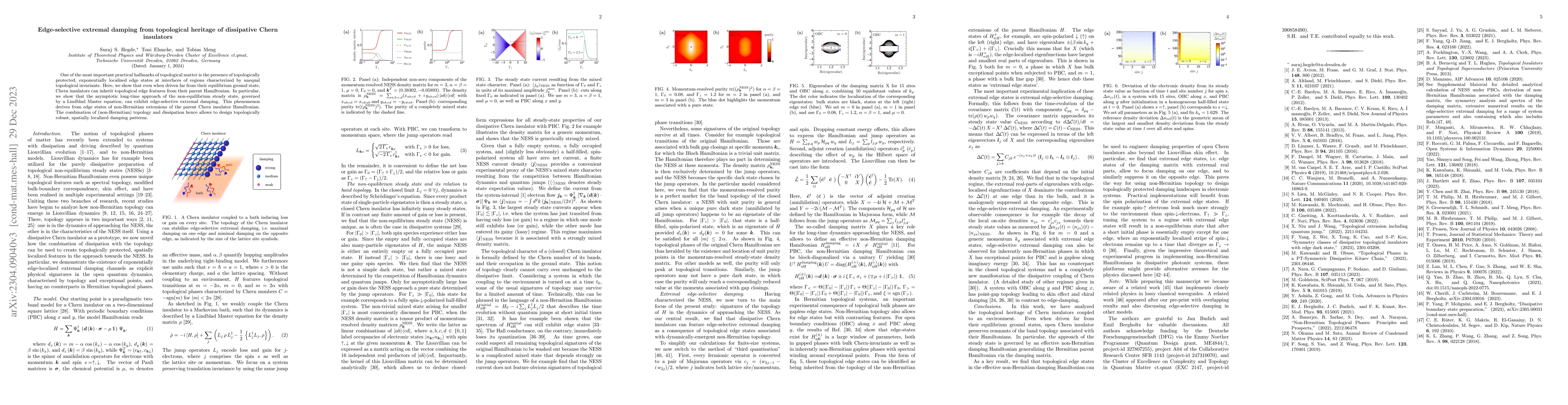 Thumbnail for Edge-selective extremal damping from topological heritage of dissipative
  Chern insulators