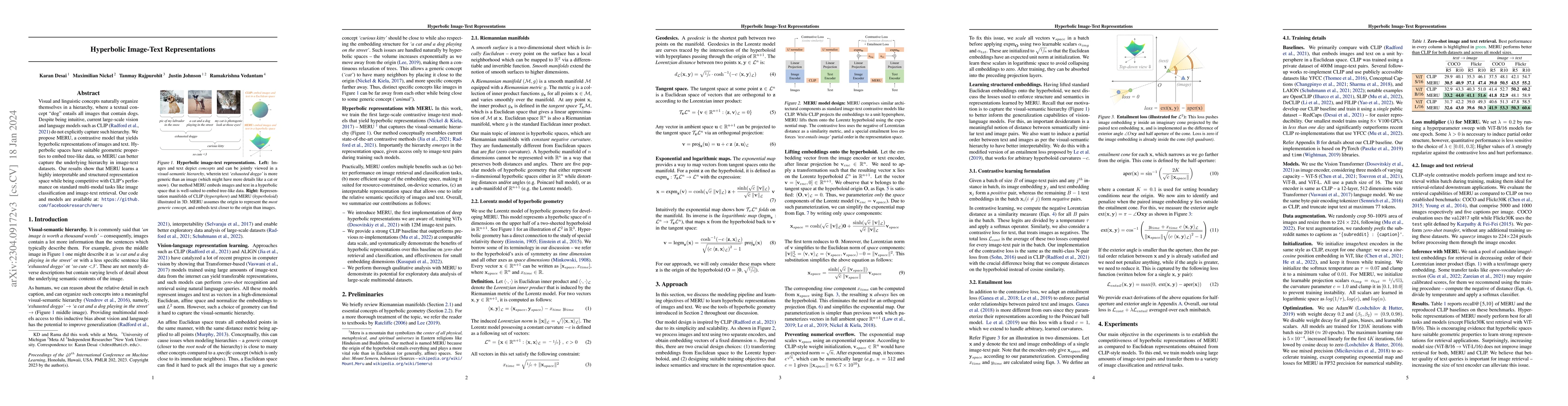 Thumbnail for Hyperbolic Image-Text Representations