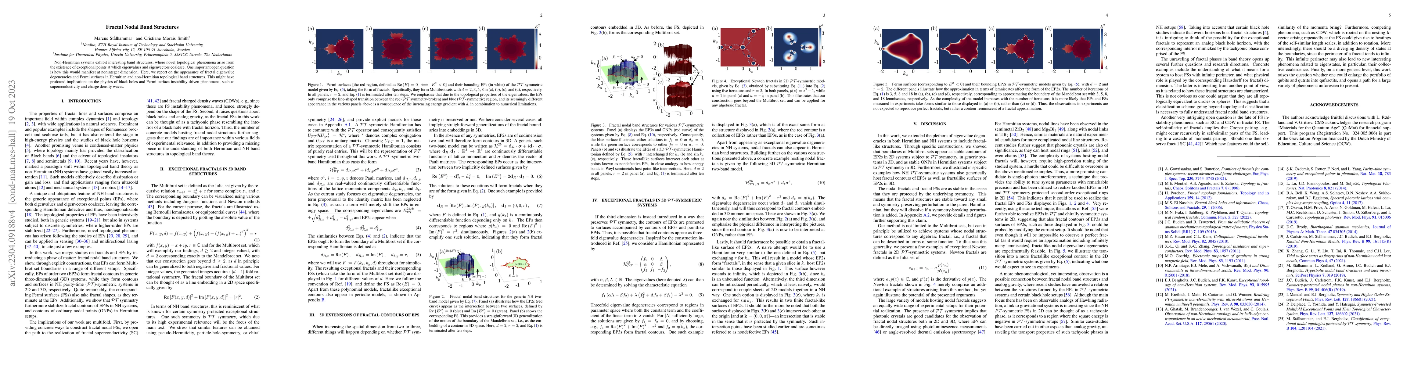Thumbnail for Fractal Nodal Band Structures