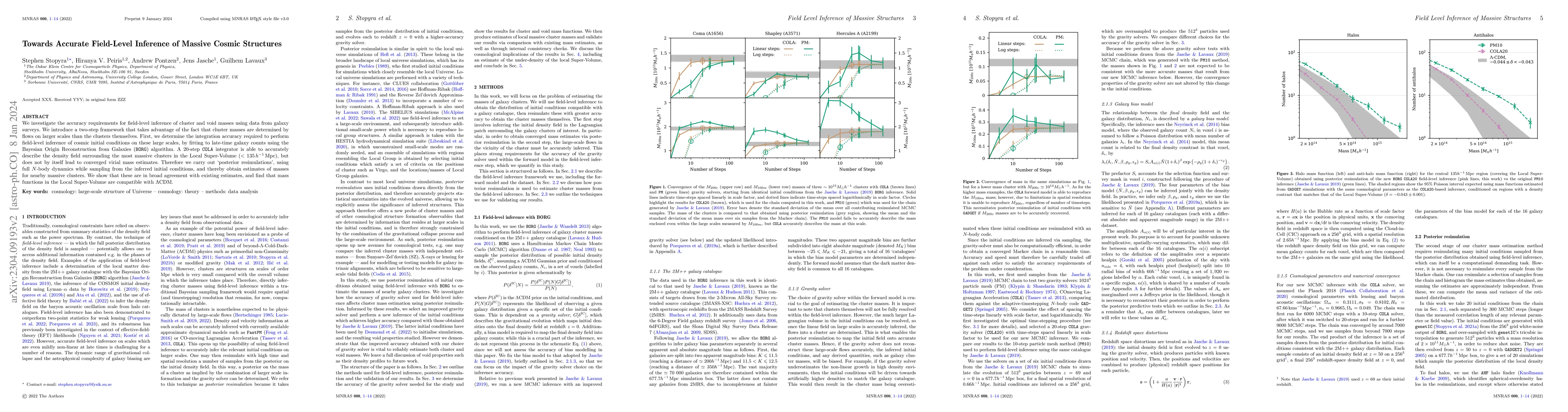 Thumbnail for Towards Accurate Field-Level Inference of Massive Cosmic Structures