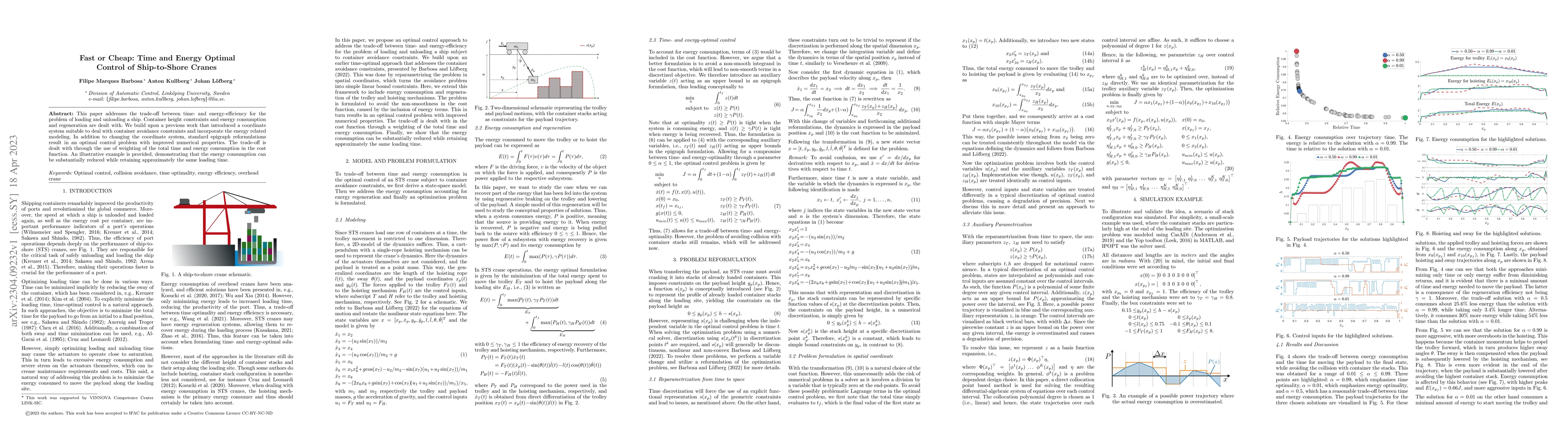 Thumbnail for Fast or Cheap: Time and Energy Optimal Control of Ship-to-Shore Cranes