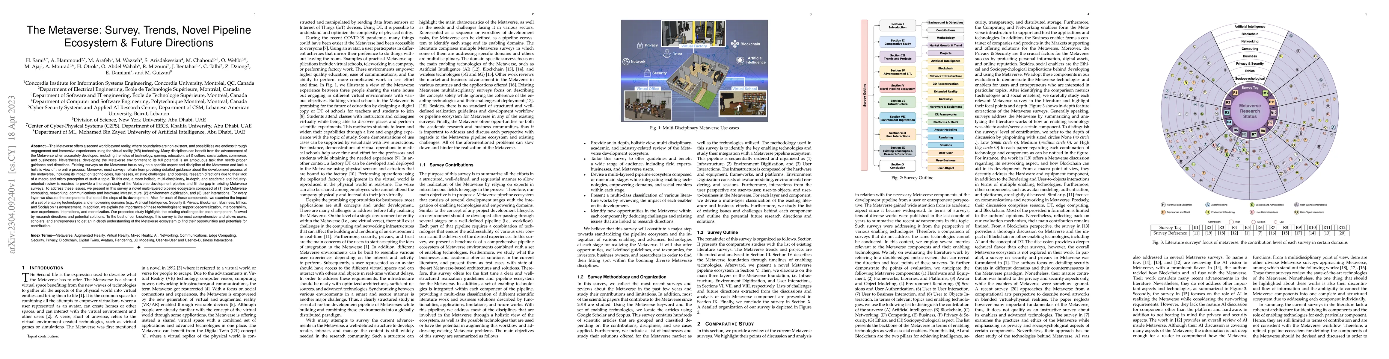Thumbnail for The Metaverse: Survey, Trends, Novel Pipeline Ecosystem & Future
  Directions
