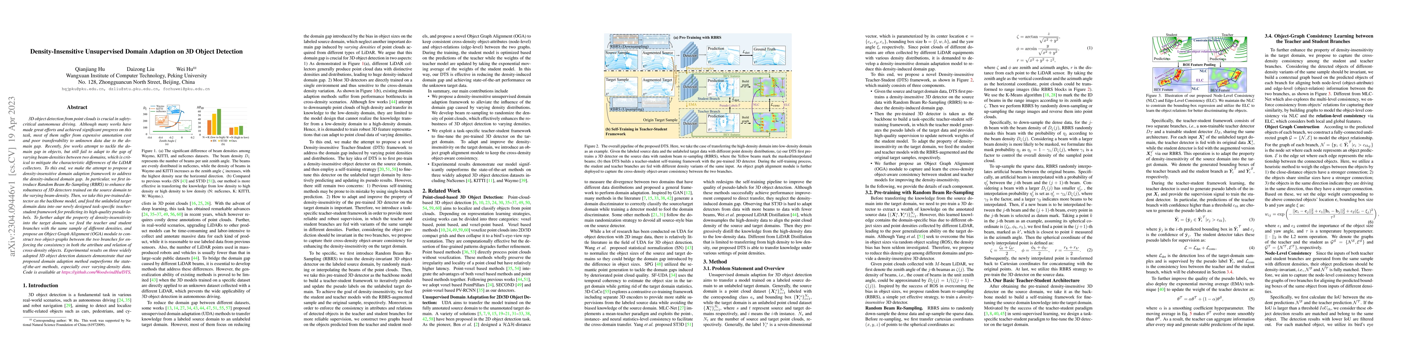 Thumbnail for Density-Insensitive Unsupervised Domain Adaption on 3D Object Detection