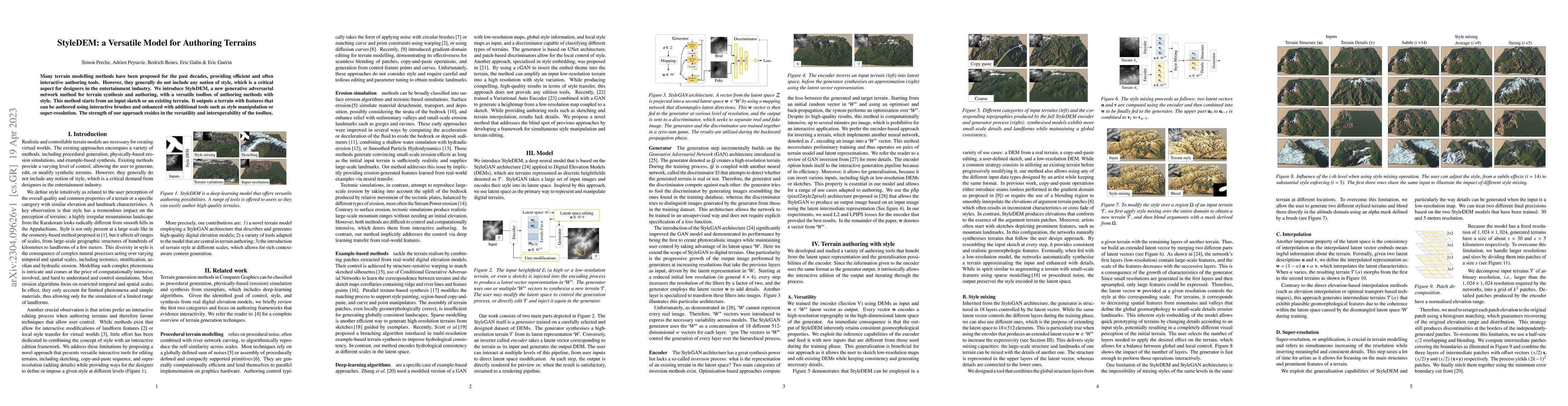 Thumbnail for StyleDEM: a Versatile Model for Authoring Terrains