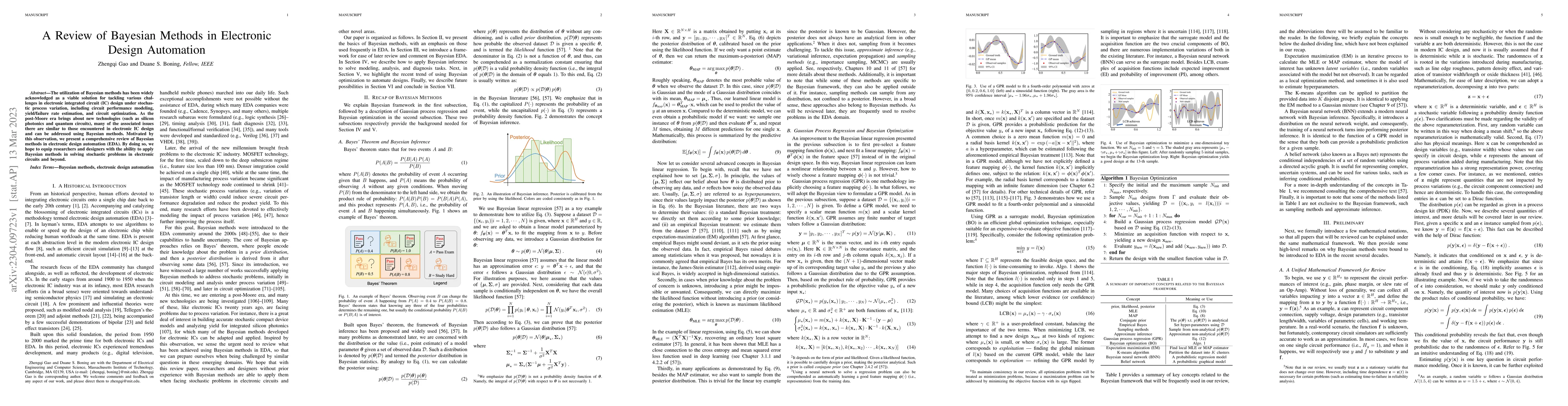 Thumbnail for A Review of Bayesian Methods in Electronic Design Automation