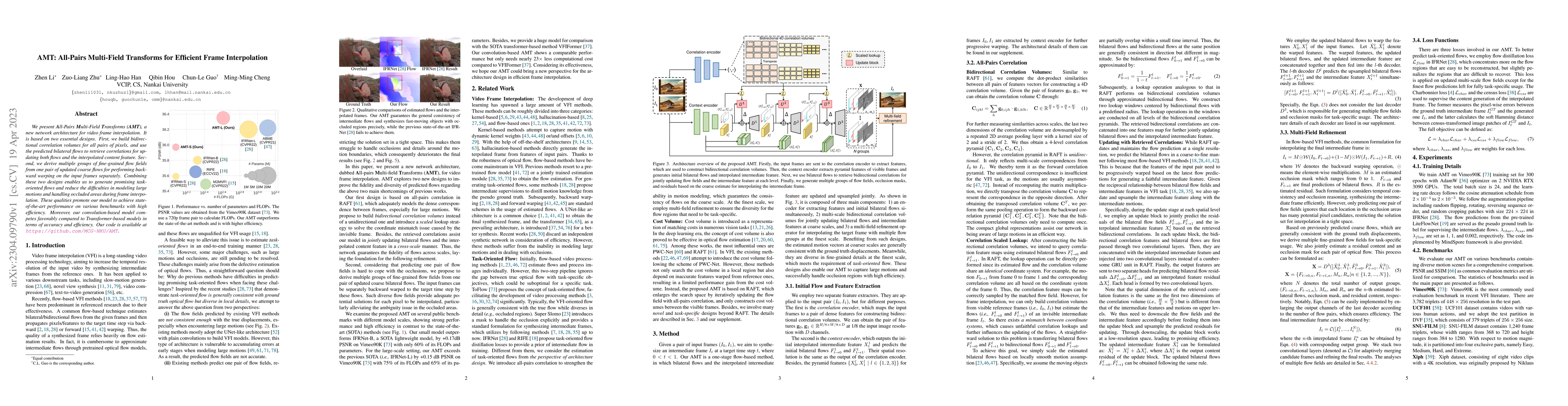 Thumbnail for AMT: All-Pairs Multi-Field Transforms for Efficient Frame Interpolation