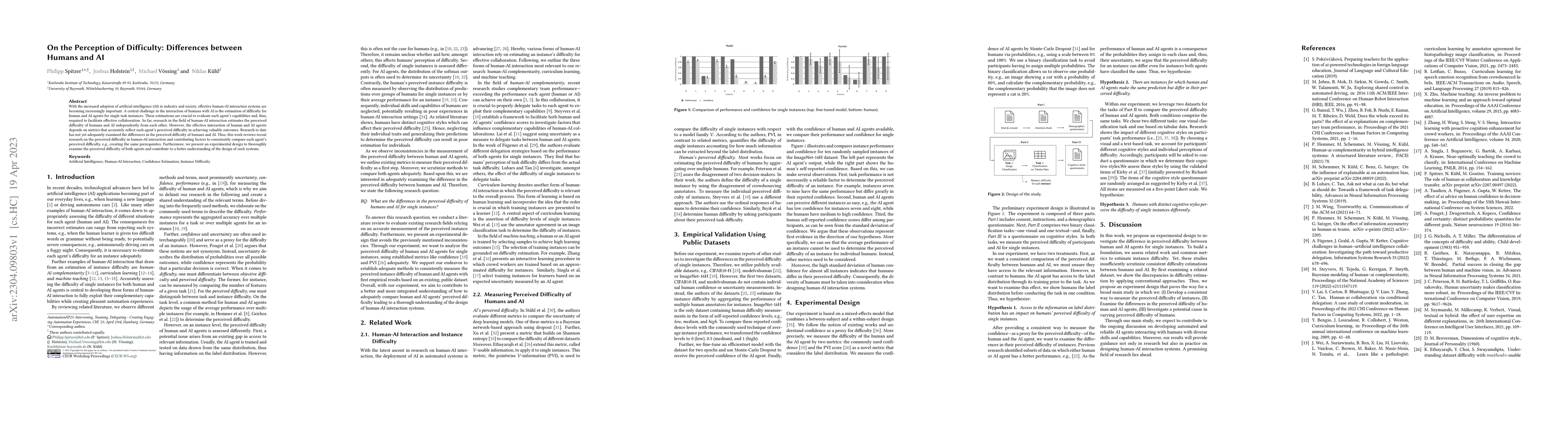 Thumbnail for On the Perception of Difficulty: Differences between Humans and AI