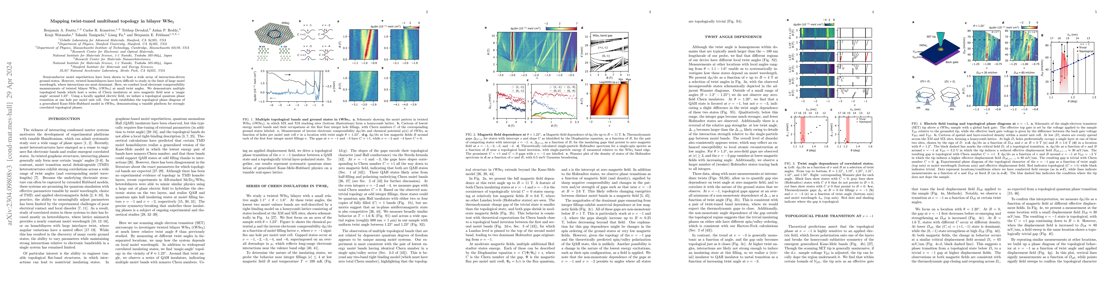 Thumbnail for Mapping twist-tuned multiband topology in bilayer WSe$_2$