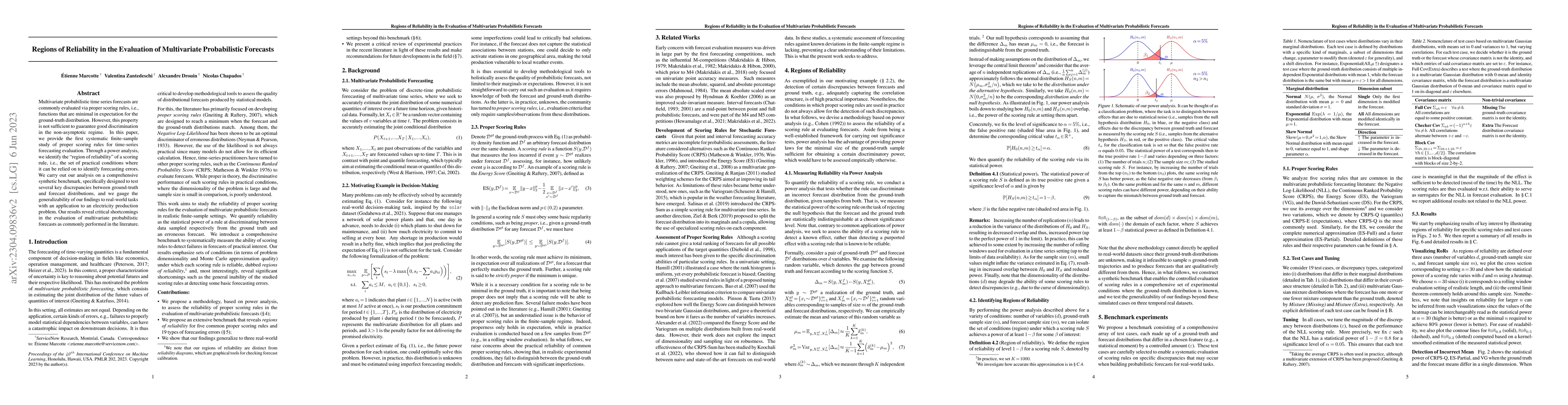 Thumbnail for Regions of Reliability in the Evaluation of Multivariate Probabilistic
  Forecasts