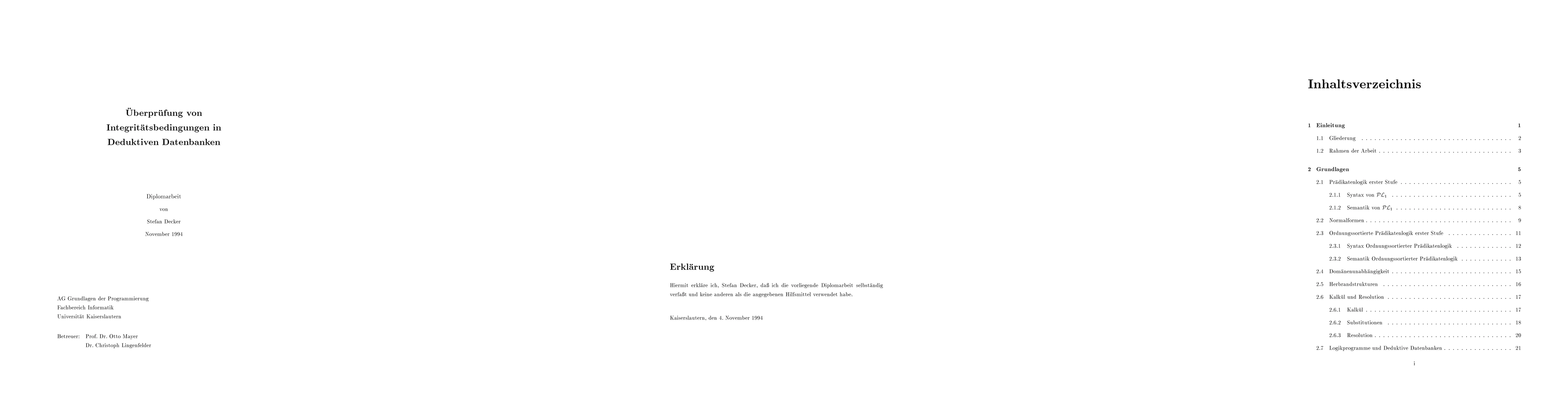Thumbnail for \"Uberpr\"ufung von Integrit\"atsbedingungen in Deduktiven Datenbanken