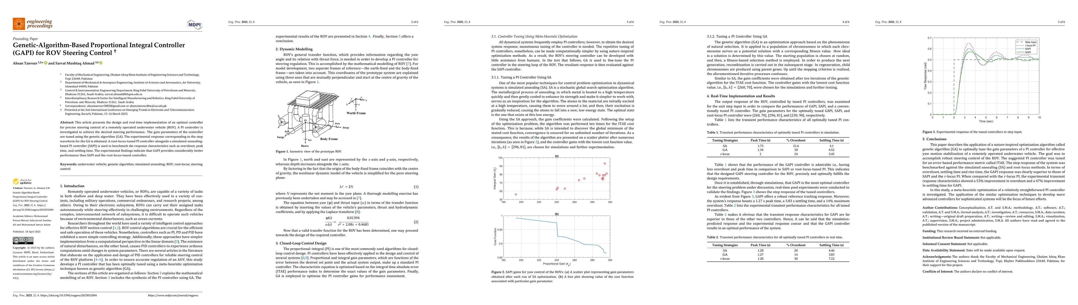 Thumbnail for Genetic-Algorithm-Based Proportional Integral Controller (GAPI) for ROV
  Steering Control