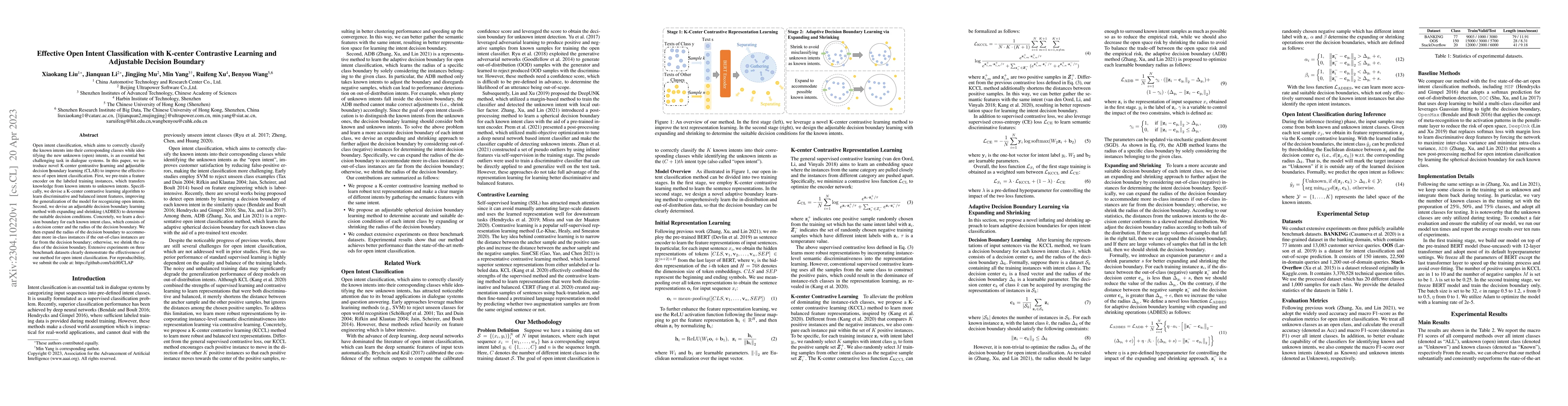 Thumbnail for Effective Open Intent Classification with K-center Contrastive Learning
  and Adjustable Decision Boundary