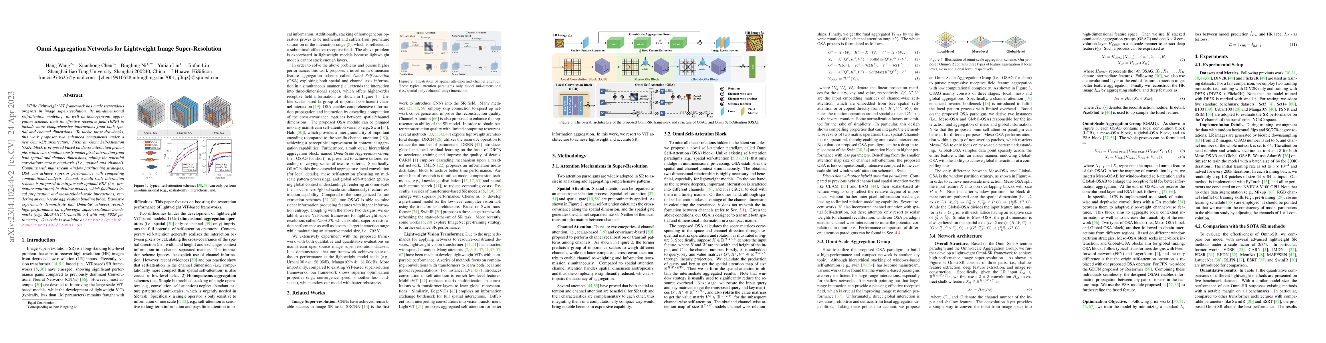 Thumbnail for Omni Aggregation Networks for Lightweight Image Super-Resolution