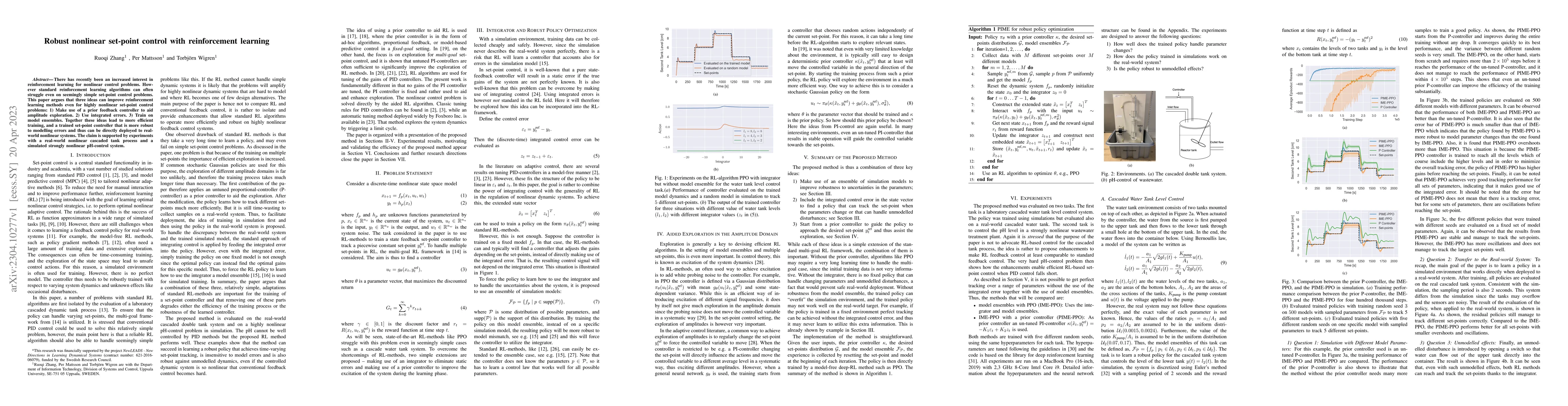 Thumbnail for Robust nonlinear set-point control with reinforcement learning