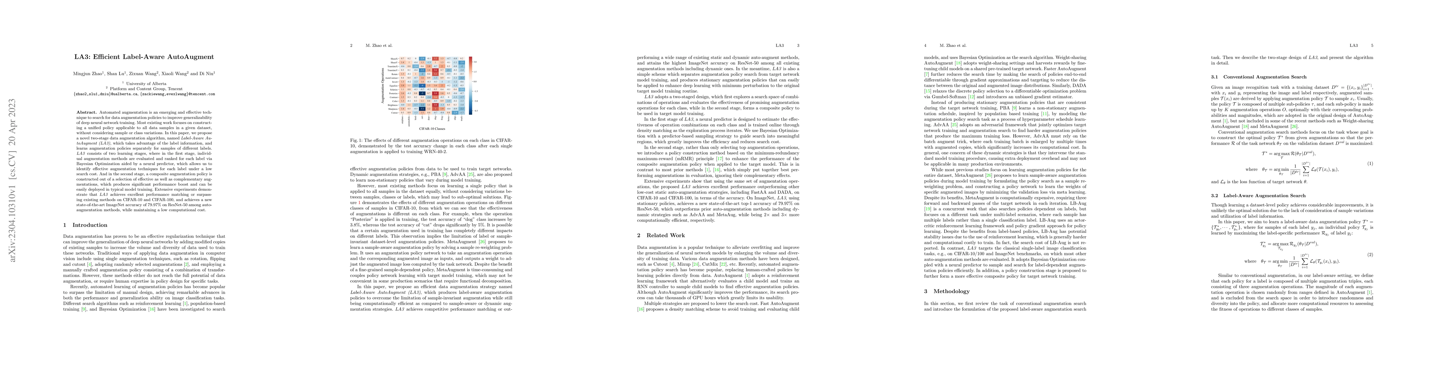 Thumbnail for LA3: Efficient Label-Aware AutoAugment