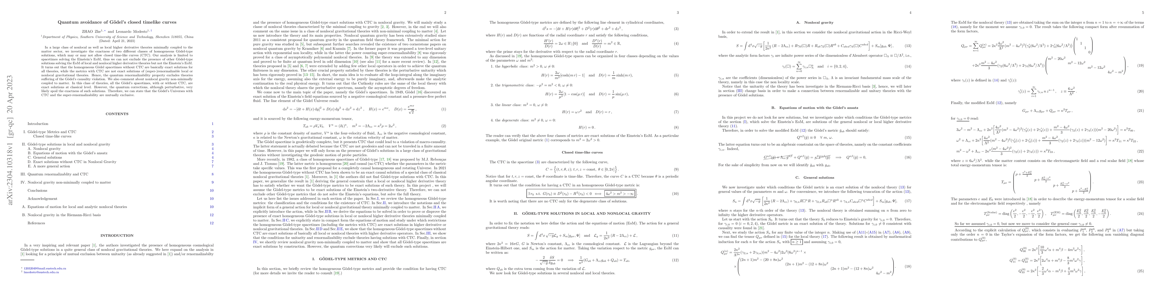 Thumbnail for Quantum avoidance of G\"{o}del's closed timelike curves