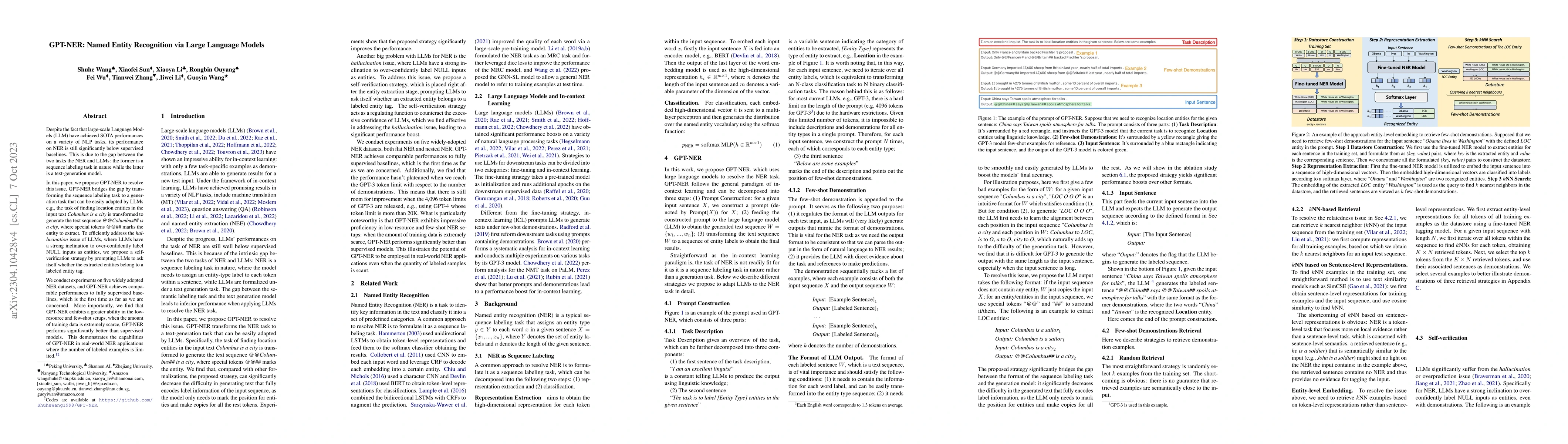 Thumbnail for GPT-NER: Named Entity Recognition via Large Language Models