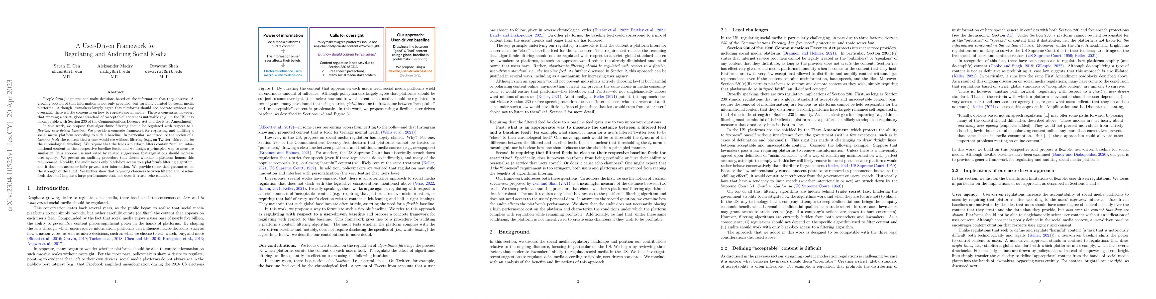 Thumbnail for A User-Driven Framework for Regulating and Auditing Social Media