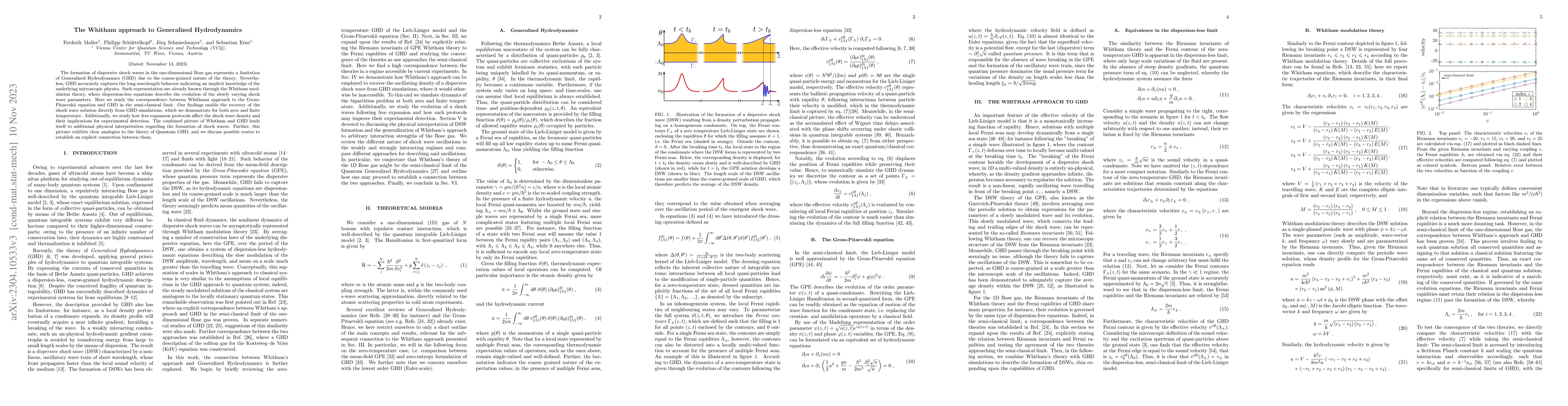 Thumbnail for The Whitham approach to Generalized Hydrodynamics