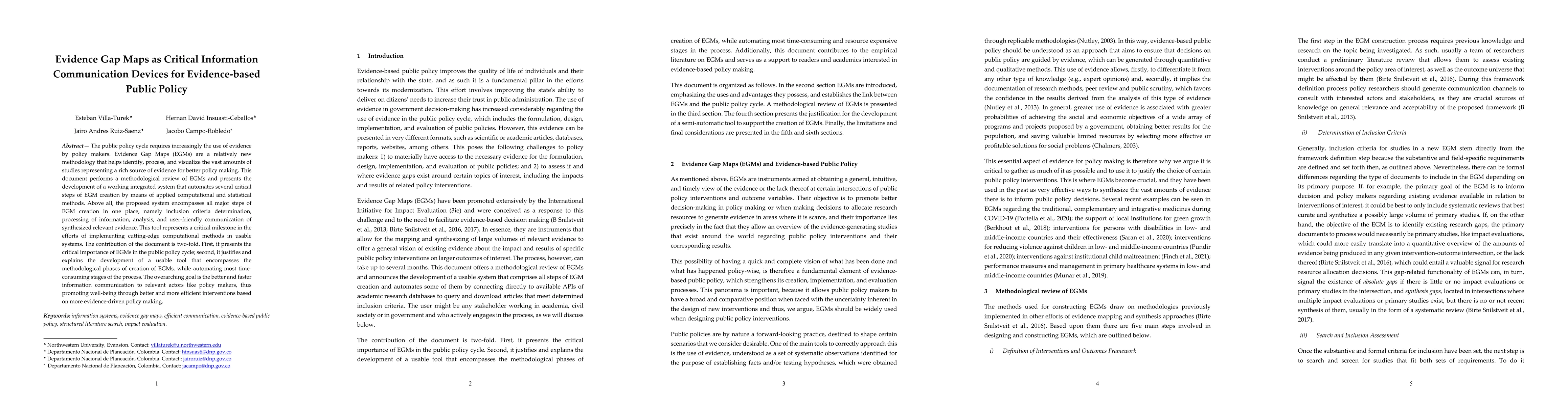 Thumbnail for Evidence Gap Maps as Critical Information Communication Devices for
  Evidence-based Public Policy