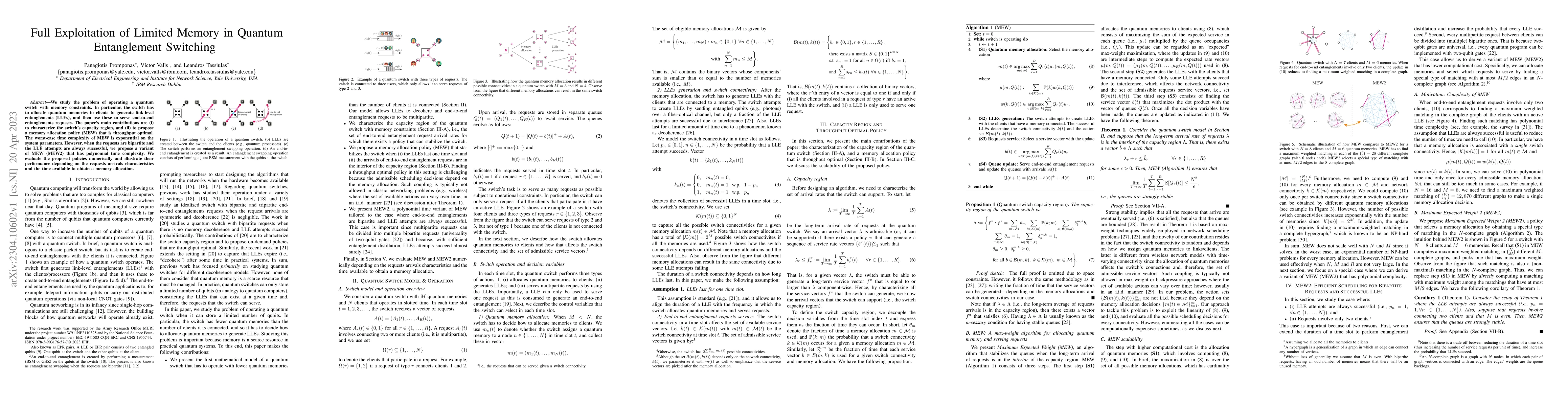 Thumbnail for Full Exploitation of Limited Memory in Quantum Entanglement Switching