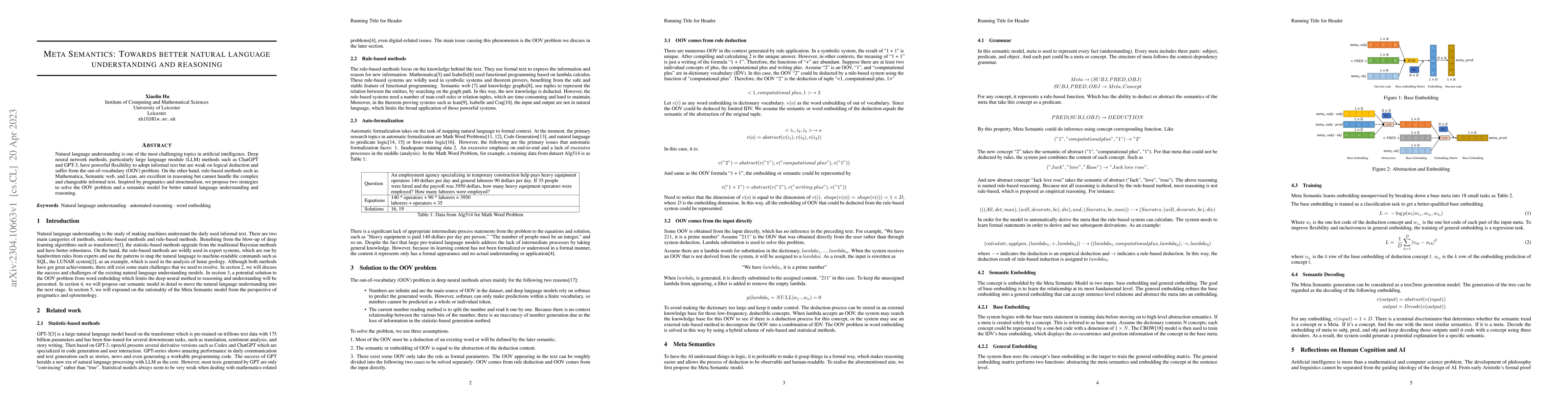 Thumbnail for Meta Semantics: Towards better natural language understanding and
  reasoning