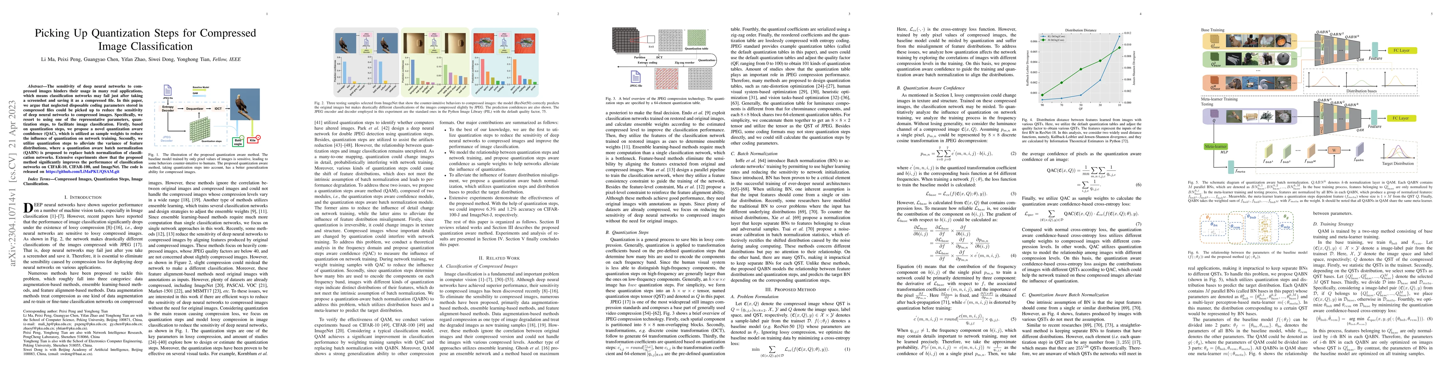 Thumbnail for Picking Up Quantization Steps for Compressed Image Classification