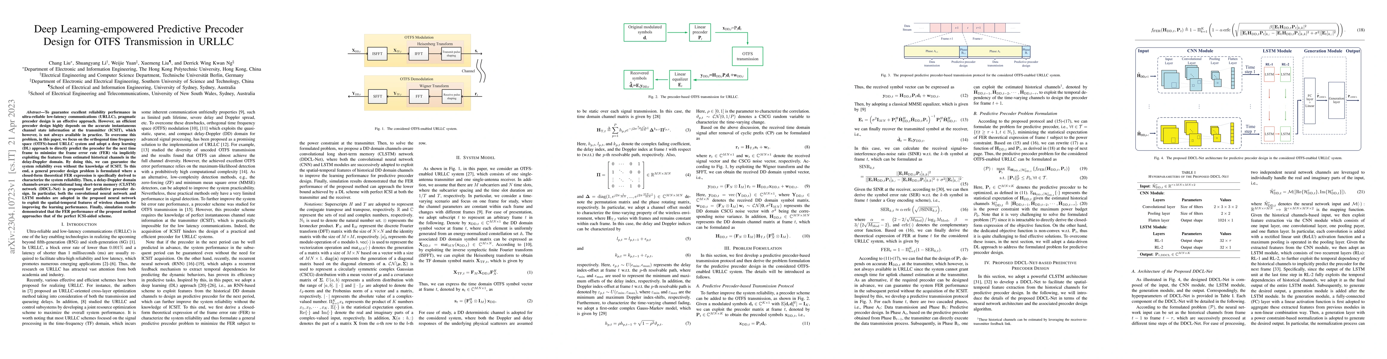 Thumbnail for Deep Learning-empowered Predictive Precoder Design for OTFS Transmission
  in URLLC