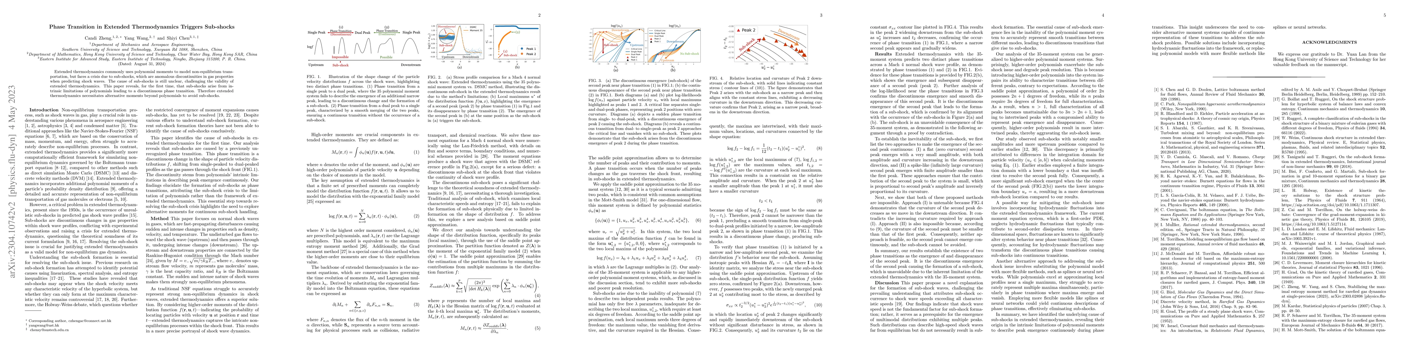 Thumbnail for Phase Transition in Extended Thermodynamics Triggers Sub-shocks