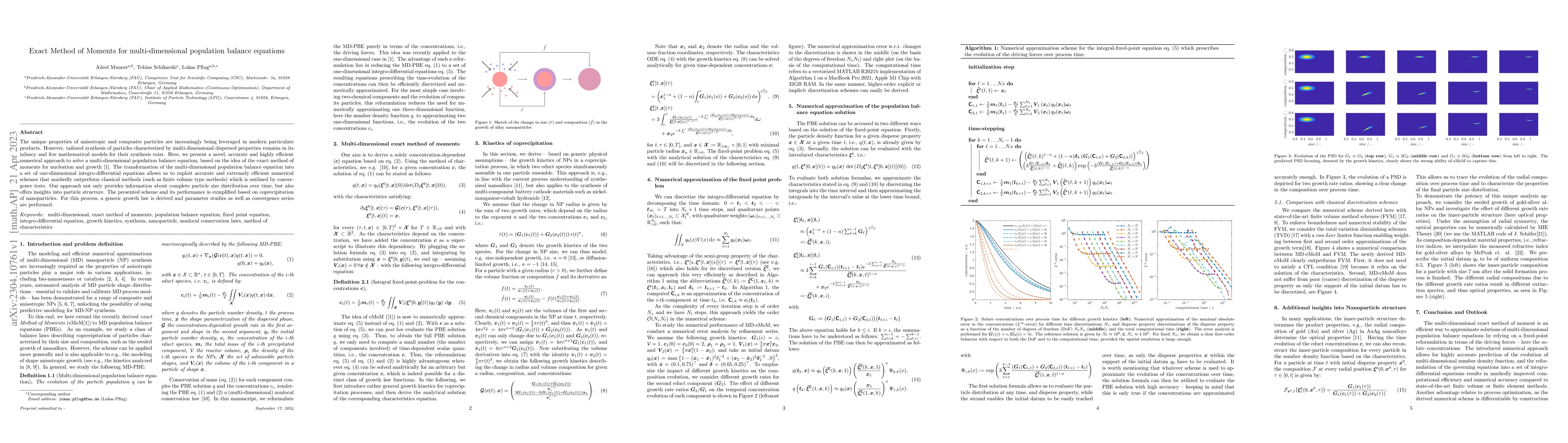 Thumbnail for Exact Method of Moments for multi-dimensional population balance
  equations