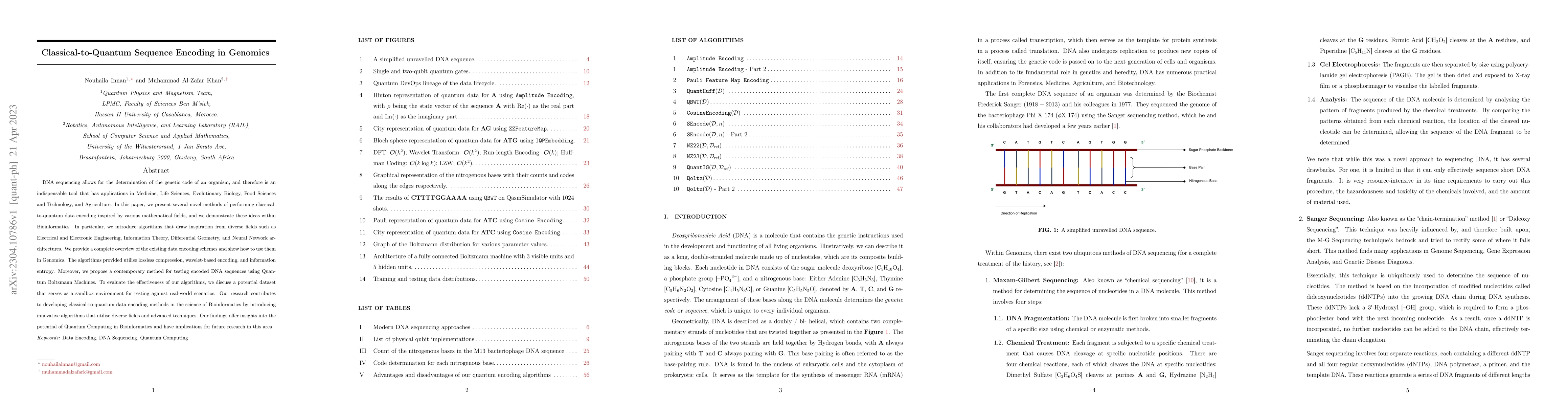 Thumbnail for Classical-to-Quantum Sequence Encoding in Genomics