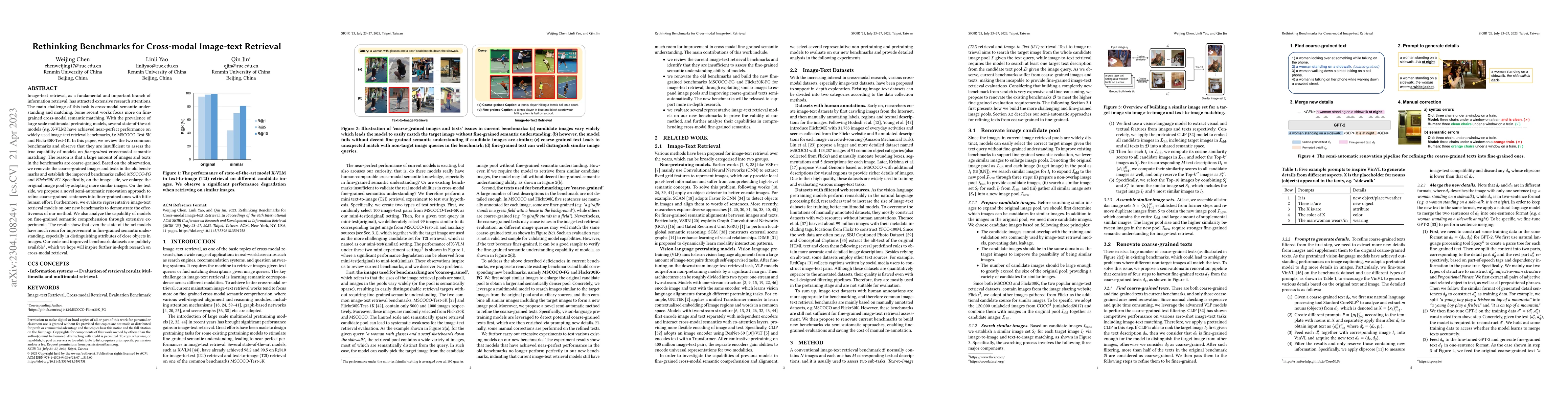 Thumbnail for Rethinking Benchmarks for Cross-modal Image-text Retrieval