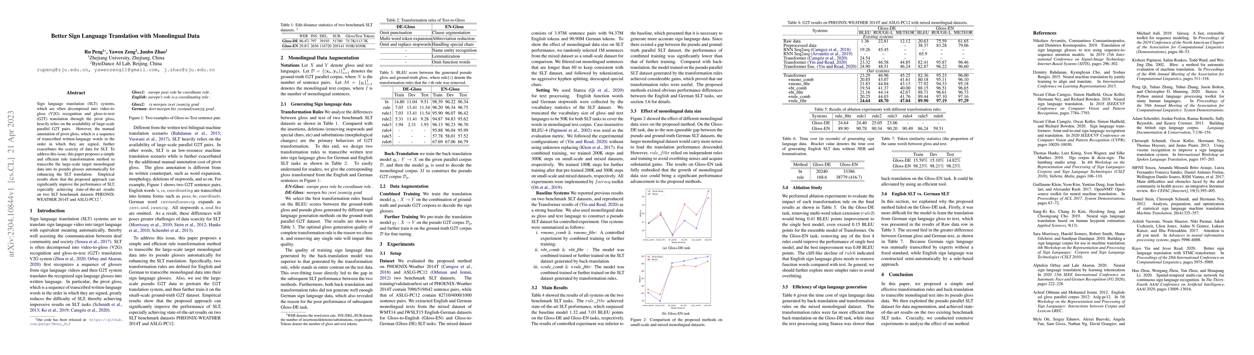 Thumbnail for Better Sign Language Translation with Monolingual Data