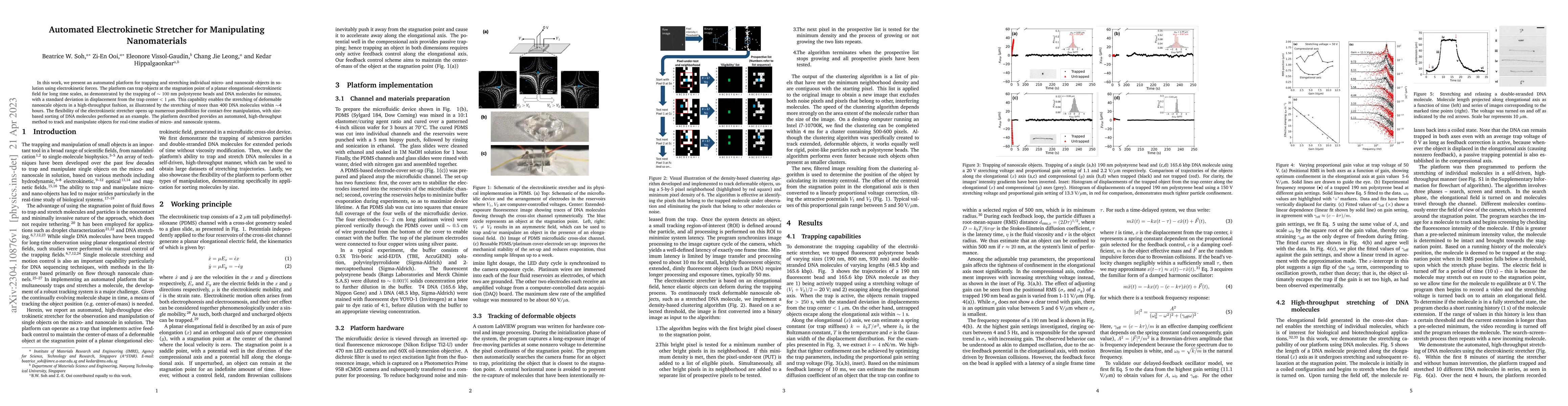 Thumbnail for Automated Electrokinetic Stretcher for Manipulating Nanomaterials